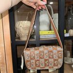 Anthropologie  Fiona beaded shoulder bag bows metallic bronze mixed coquette Photo 4