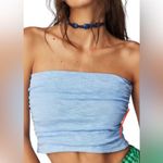 Free People NWT  Womens Boulevard Tube Blue Vista Top XL Photo 0