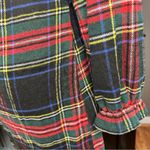 Blue Rain Ruffle Plaid Shirt Dress Size S Photo 4