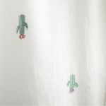 Old Navy White Cactus Pattern Button-Down Shirt NEW Photo 5