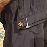 Maeve Anthro Navy Blue Cold Open Off-Shoulder Long Sleeve Blouse Top Size 2 Photo 5