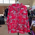 Victoria's Secret Women's Red White Animal Print Pajama M Photo 1