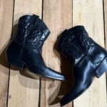 Nine West Vintage  Short Blank leather Cowboy boots Size 9M B40 Photo 7