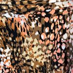 Attention  Multicolor Animal Print A-Line Mini Skirt Size Small Fall Feminine Photo 5