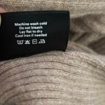 Summersalt Size XS Turtleneck Sweater Merino Wool Cashmere Oatmeal Ribbed FLAW Photo 4