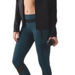Lululemon Inspire Tight Score Jacquard Black Indian Ocean Black Size 6 Photo 1