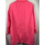 Avenue Women’s  Pink Trench Coat Paisley Lining Size 14/16 Photo 6