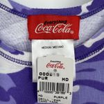 Coca-Cola NWT Womens Purple Camo Tank Top Novelty Photo 3