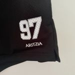 Aritzia Courtside Black Mesh Drawstring Mini Sporty Lightweight Casual Shorts XL Photo 9