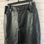 Le lis  Black Faux Leather Wide Leg High Waisted Pants Size L (D1) Photo 1