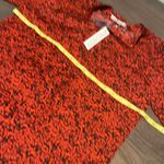 Alice + Olivia Petite Dream Scarlet Silk Blouse Sz L NWT Patterned Blouse Photo 2