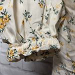 Old Navy 🦋4/$25 Yellow Flower Long Sleeve Size Large Photo 1