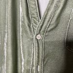 CP Shades x Gorsuch The Alana Green Washed Velvet Button Up Shirt size XL Photo 4