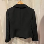 Evan Picone Classic vintage 90s  black 3 chunky button blazer wide collar Photo 4