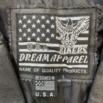 Dream Apparel Leather Motorcycle Vest Black Large Indie Sleaze Grunge Revival Photo 5