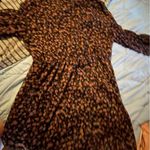 ZARA floral babydoll dress with black lace Photo 1