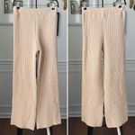 Annah Hariri Pollina Knit Pull On Flare Pants Beige XL 16 18 Tan Photo 1