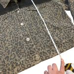 HYFVE Cowgirl Leopard Crop Denim Jacket Photo 3