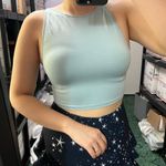 Free People intimately by  high neck crop top baby blue Photo 1