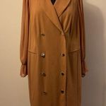 Shelby & Palmer 1. NWT Tan long sleeve double breasted blazer dress SZ 16 W Photo 0