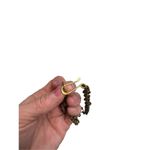 Windy Mink bold yellow and purple bright disc and bead statement necklace Photo 3