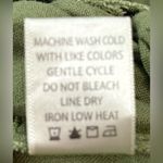 Max edition  London M Linen Blend Wide-Leg Pants in Olive Green Photo 6