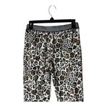 Emerson Road Pajama Set Women Small Brown Fuzzy Luxe Leopard Loungewear NWT Black Photo 13