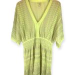 Victoria's Secret  | Medium | Neon Green & Metallic Silver Swimsuit Beach Coverup Photo 3