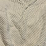 Vintage white cream textured 100% cotton Maui stitched crewneck sweatshirt! Size L Photo 8