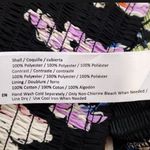 Band of Gypsies Womens Sleeveless Floral Jumpsuit Wide leg smocked Size M Photo 10