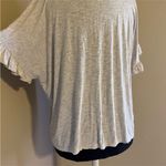 Loft ❤️ ruffle sleeve oatmeal tee shirt 🖤 Photo 3