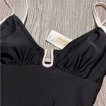 Shade & Shore  Crepe U Wire One Piece Bathing Suit Photo 2