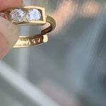 10k Gold CZ Huggies/Hoops Photo 3