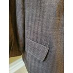Gianni Bini  brown tweed wool blend elbow sleeve jacket Small Photo 1