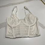 Jessica Simpson Off White Lace Corset Bustier Bra Top 34C Photo 2