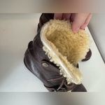 Ralph Lauren POLO SPORTSMAN Leather Lace-Up Ankle Boots Shearling Wool 7.5 Photo 6