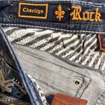 Rock Revival  Cherilyn Jeans Womens 29 Blue Skinny Embellished Denim Bling Photo 12