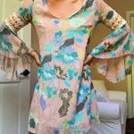 Floral Bell Sleeve Dress Multi Size M Photo 1