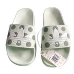Adidas New Originals Adilette Lite Light Green Slides Size 9 Photo 1