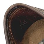 BRAZIL Brown Leather BOOTIES Slip On Women's Shoes SZ 38 Euro/ 7.5 USA Photo 6