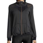 Koral Pace Zip Front Active Jacket Gray Black Large Photo 1