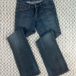 Gold & Sign Women's Boot Cut 7” Low Rise Jeans Medium Blue Passion Denim Size 28 Photo 0