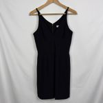 Dress the Population  Black V Neck Sleeveless Sheath Mini Dress Size S Photo 2