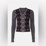 Ganni Fine Merino Jacquard Cardigan Photo 10