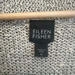 Eileen Fisher  Cardigan Women’s Med Knotted Silk Melange Knit Open Front Sweater Photo 1