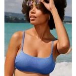 Aerie Shine Pique Twist High Cut Cheeky & Longline Scoop Bikini Set Womens Size Photo 1