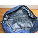 ZUOMANNI Blue Quilted 20" Travel Duffel Bag Soft Carry On Womens Gym Weekender Photo 4