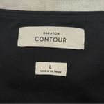 Babaton Aritzia Contour Long Sleeve Bodysuit Square Neck Black Large Minimal New Photo 7