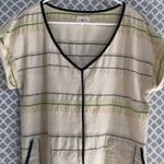 Lou & grey  ivory lime Cotton tunic‎ top mini dress Photo 1