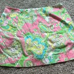 Lilly Pulitzer  Green and Pink A-Line skort Photo 1